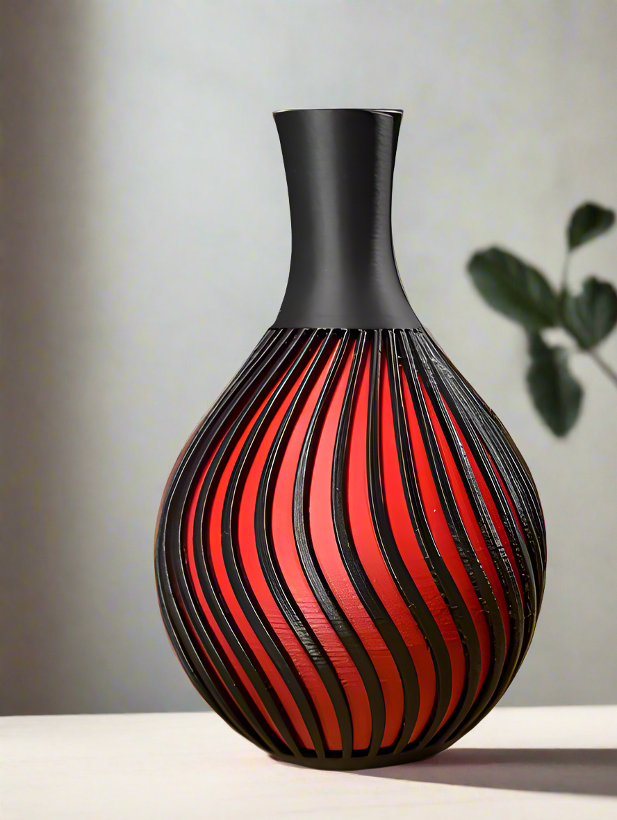 SpiraLux – Designer Spiral Vase Set (Set of 2)