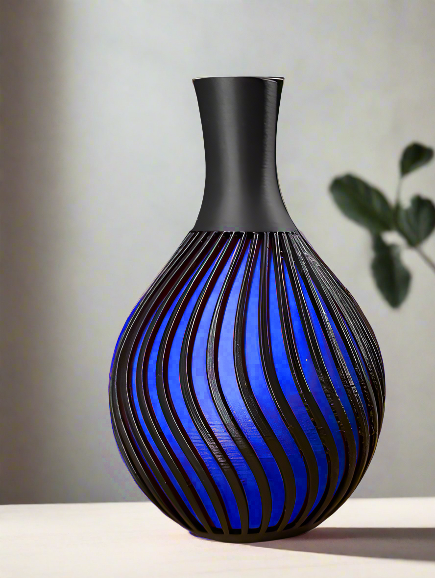 SpiraLux – Designer Spiral Vase Set (Set of 2)