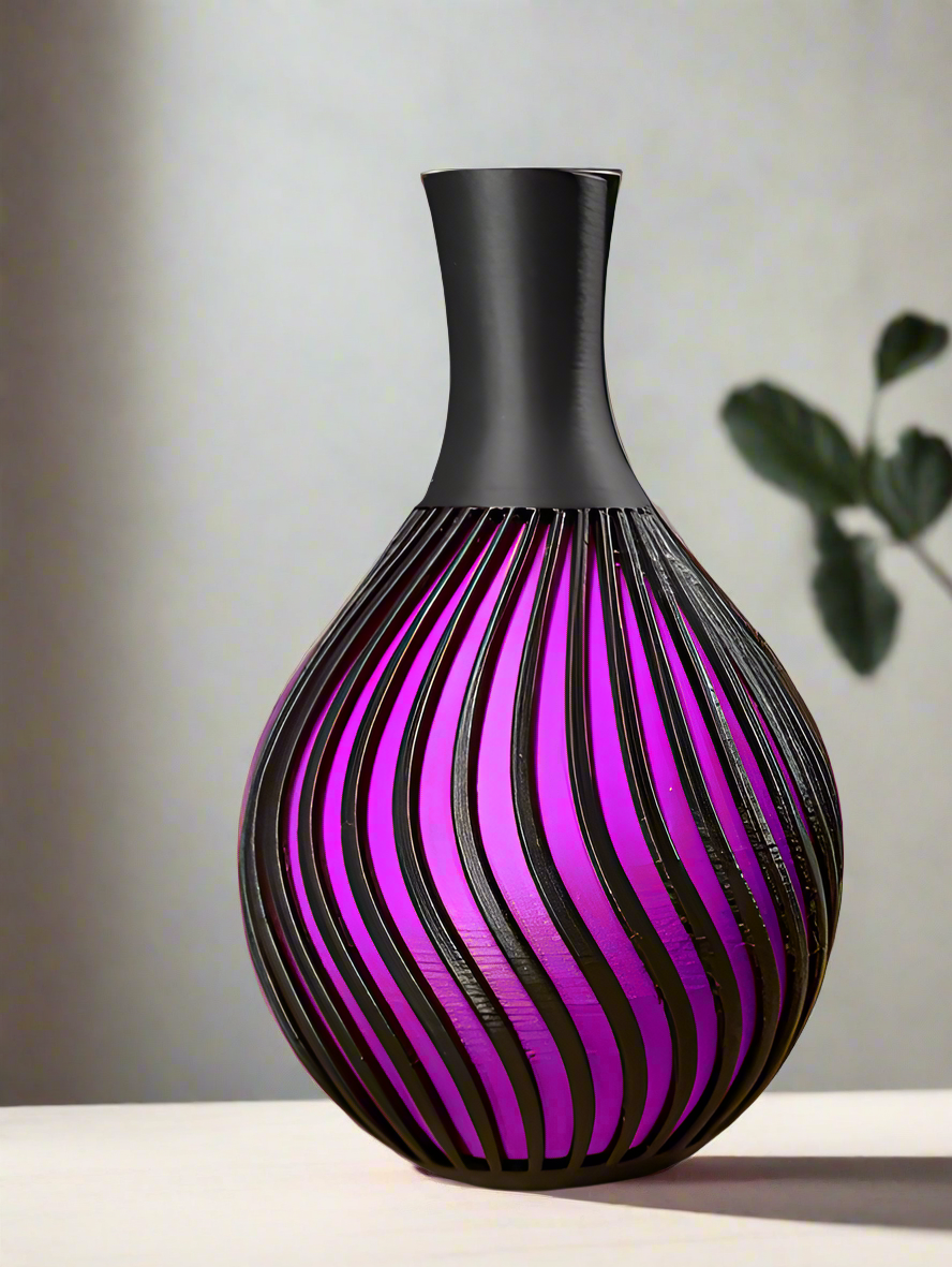 SpiraLux – Designer Spiral Vase Set (Set of 2)